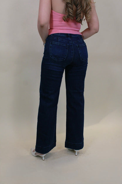 PANTALÓN VIBRANT LIVIA MEZCLILLA DARK STONE