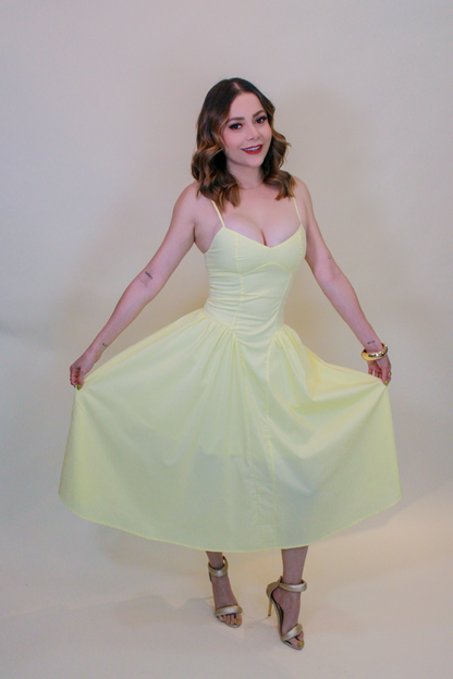 VESTIDO LIZETH YELLOW
