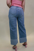 PANTALÓN VIBRANT FIOREL MEZCLILLA CLARA