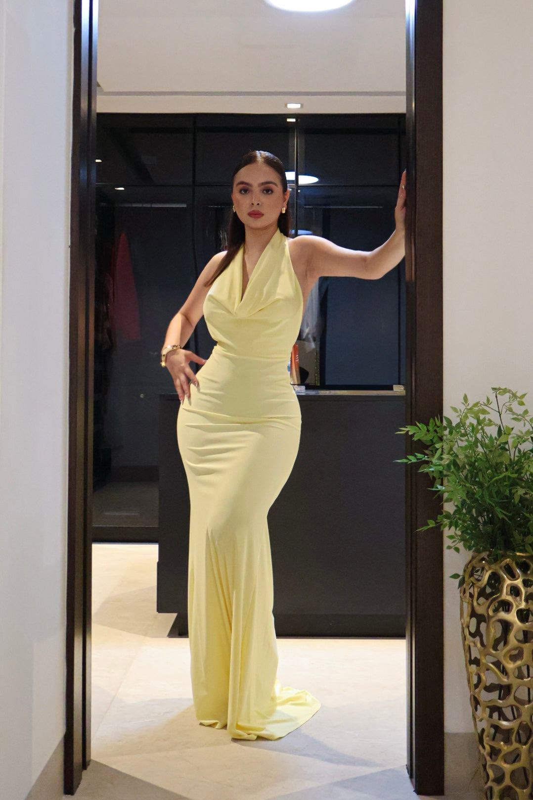 VESTIDO  MAXI LAYLA YELLOW