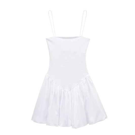VESTIDO BLANCO GLOBO