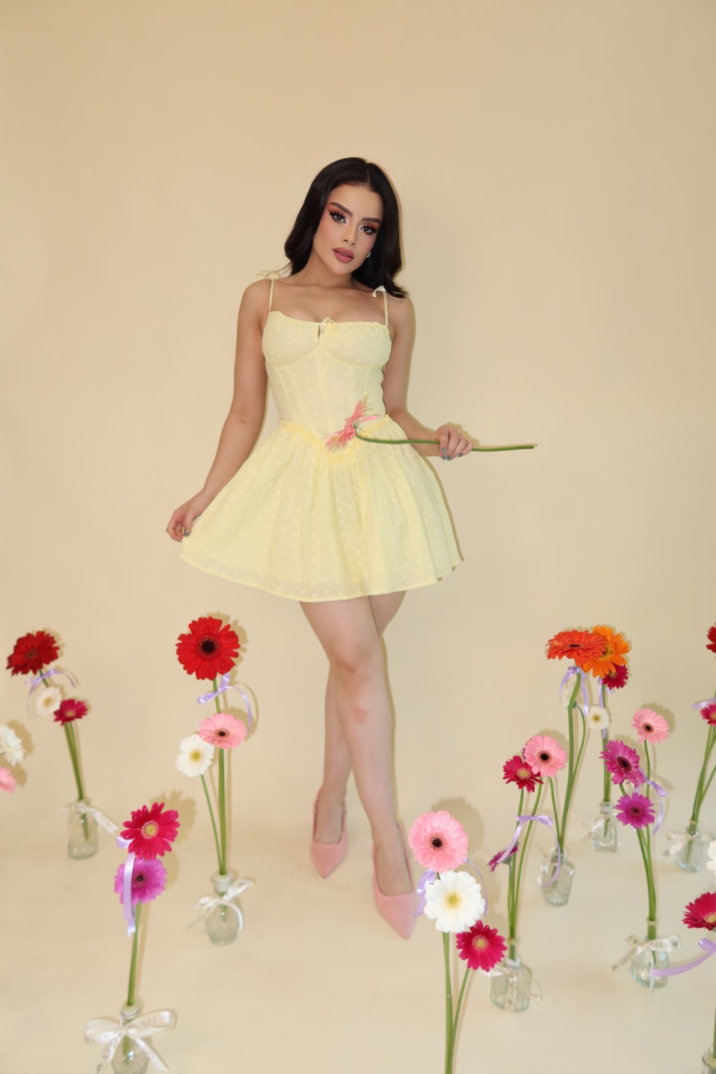 VESTIDO AMARILLO CAMILA