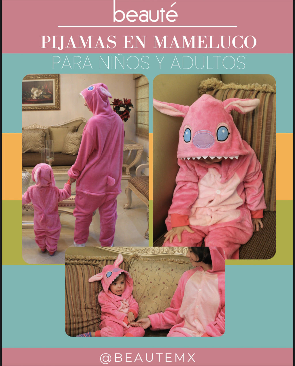 STICH NIÑA ROSA