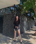 VESTIDO LENTEJUELA CHICA NEGRO