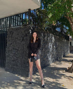 VESTIDO LENTEJUELA CHICA NEGRO