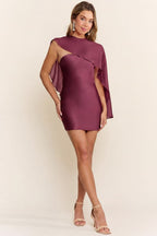 VESTIDO JENNIE PLUM MINI