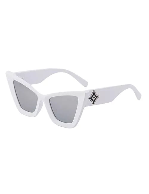 LENTE CAT EYE ESTILO LV BLANCO