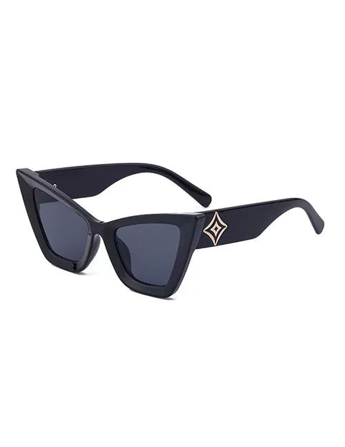 LENTE CAT EYE ESTILO LV NEGRO