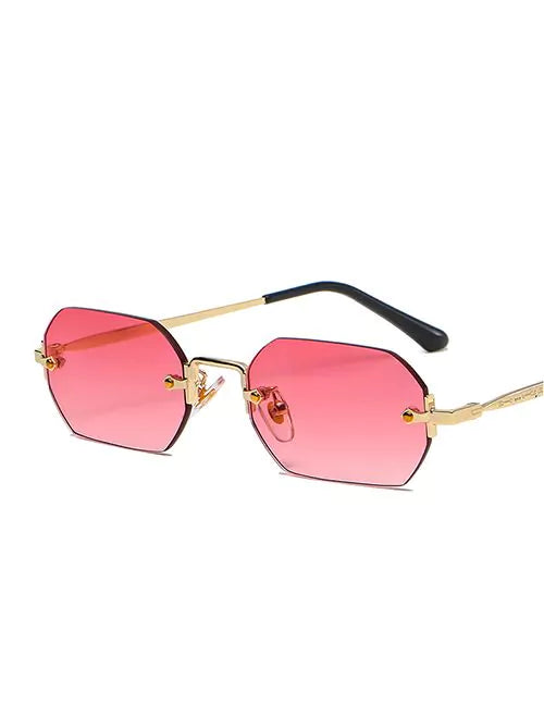 LENTE POLIGONO ROSA