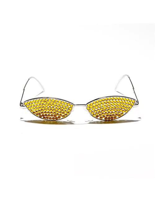 LENTE PIEDRAS FULL AMARILLO