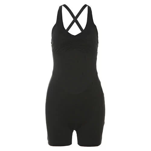JUMPSUIT SIN MANGA SHORT