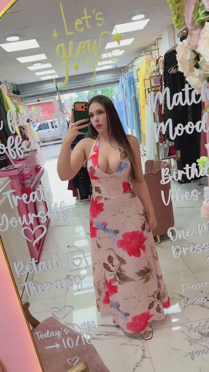 VESTIDO CAELISSE FLORAL MAXI