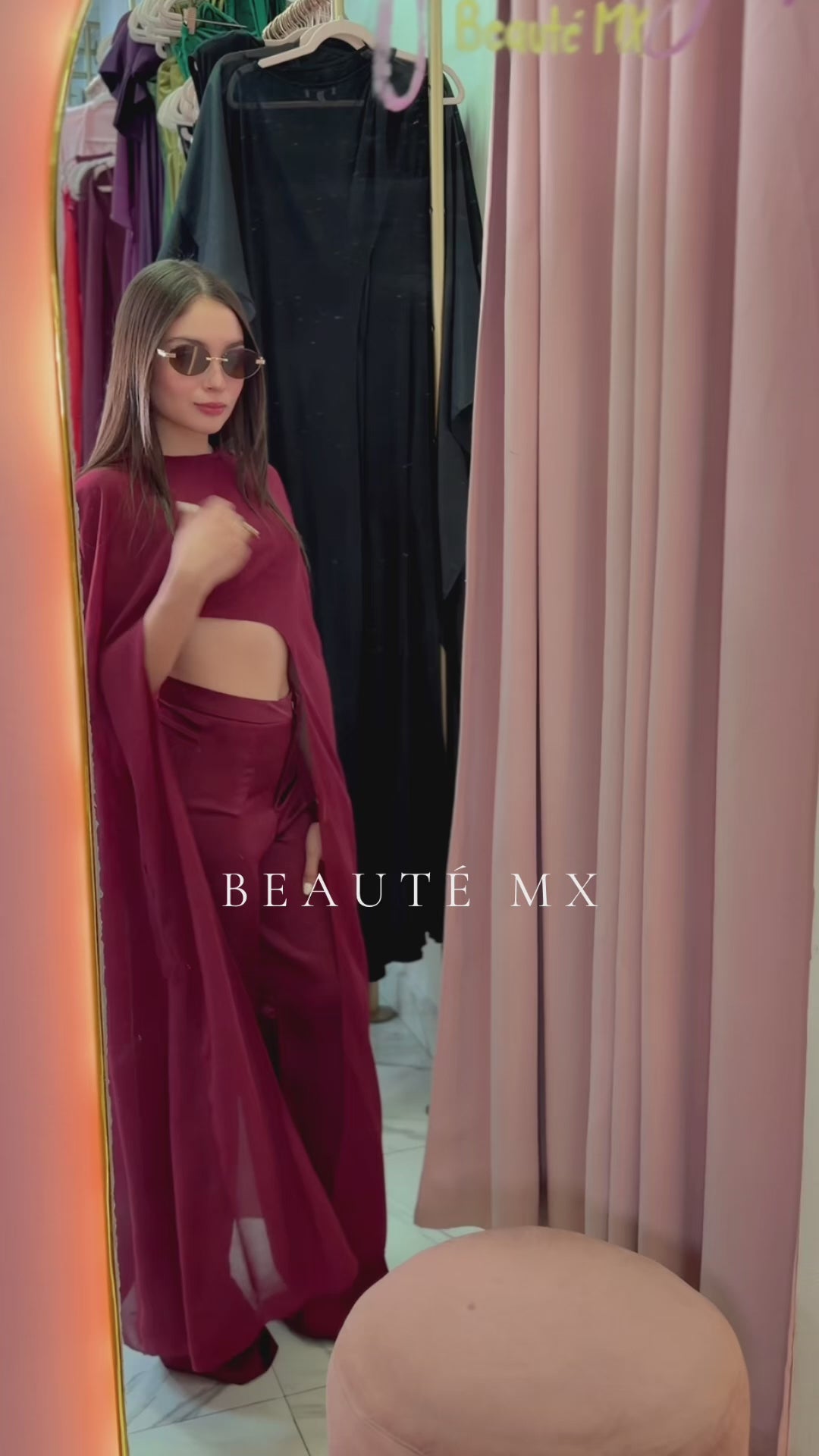 SET LIVIER BURGUNDY