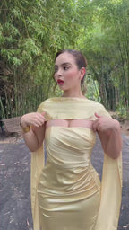 VESTIDO TALIAH YELLOW MAXI