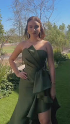 VESTIDO MAXI JADE VERDE OLIVO