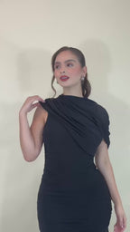 VESTIDO MARISON MAXI NEGRO