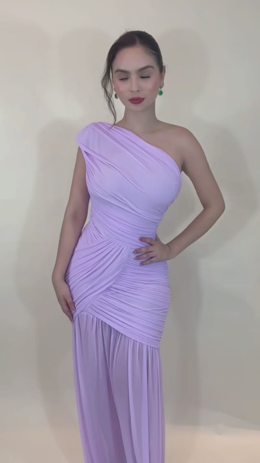 VESTIDO ELIANA LILA MAXI