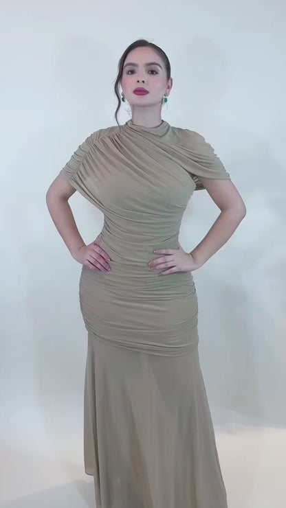 VESTIDO MARISON MAXI SAND