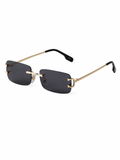 LENTE NEGRO RECTANGLE FRAMELESS