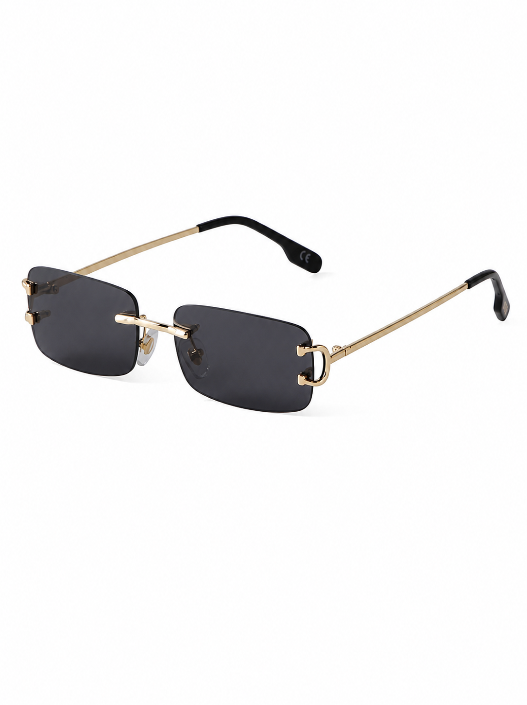 LENTE NEGRO RECTANGLE FRAMELESS