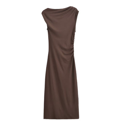 VESTIDO CAFÉ MIDI KYLIE