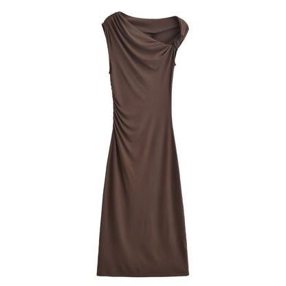 VESTIDO CAFÉ MIDI KYLIE